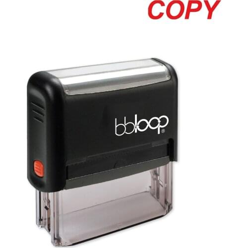 Bbloop Copy w/Italic block Style Font and Design Self-Ink