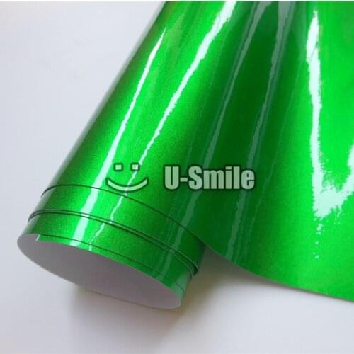 Best Quality Gloss Green Candy Vinyl Sheet Bubble Free For Car Wrapping