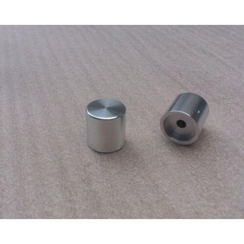 Fast Free Ship 2pcs Diameter 25mm,high 25mm knob/Aluminum alloy solid knob/volume potentiometer knob HIFI stereo amplifier knob