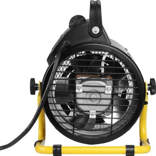 Black Household Heater Bathroom Heating Bedroom Heating Greenhouse Breeding Electric Heater Insulation Factory Hot Air Blower3kw