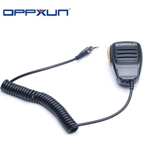 2021 Hot 2 Pin K Type Walkie Talkie Accessories BaoFeng Handheld Microphone Mic for UV-5R BF-888S UV-82 GT-3 UV-B2 BF-F8 UV-5RE