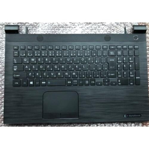 MEIARROW New/orig For TOSHIBA C50-C C50D-C C55-C C55D-C L50-C Palmrest top case Upper Cover EUR Keyboard Touchpad,Black