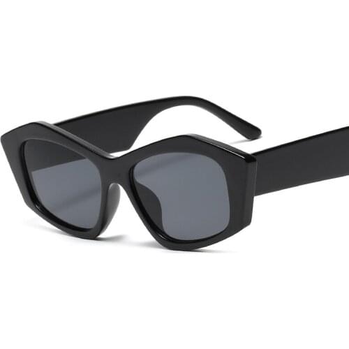 New sunglasses fashion high street big frame irregular sunglasses women trend personality sunglasses men street driving glasses