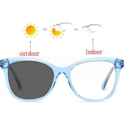 Transition sunglasses photochromic Nearsighted Glasses Women Men TR90 Square Prescription eyewear 0 -0.5 -0.75 -1.0 -2.0 NX