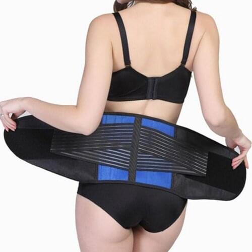 6XL Orthopedic Adjustable Double Pull Neoprene Lumbar Waist Trimmer Reducing Lower Back Brace Support Posture Corrector Belt