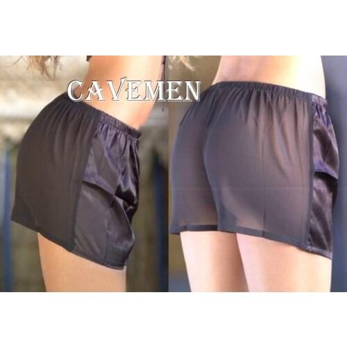 Perspective of yarn and silk Home Shorts1700*T-back Teddy Bikini Boxer Triangle Pajamas Skirt Suit Middle trousers Free Shipping