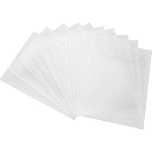 Plastic Sheets 10 Pcs/Lot Big Size Stamp And Die Storage Pockets Storage 2020 For Portable Collect Stamps Cutting Dies Cards