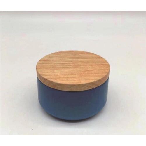 Useful Fashion Round Portable Candle Jar Tinplate DIY Empty Aromatherapy Box for Table Tea Leaf Storage Accessories Supplies