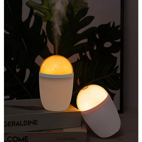 280ML USB Portable Car Ultrasonic Air Humidifier Cool Mist Aromatherapy Diffuser with LED Night Light Humidificador for Home