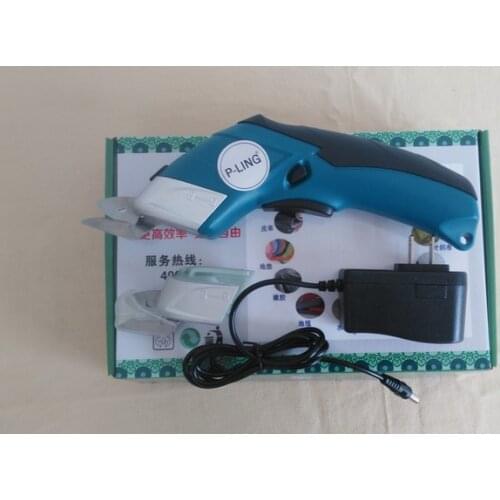 Portable li-ion battery Electric Scissors fabric cloth cutter, rechargeable tailors apparel cutting machine tools
