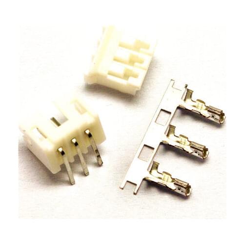 PH2.0 connector 2.0MM connector: plug + bend needle seat + terminal 3P 100 sets