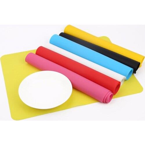 Silicone Mat Tablecloth Coasters Waterproof Heat Insulation Table Mat Pastry Tools Accessories Placemat For Dough Rilling Baking