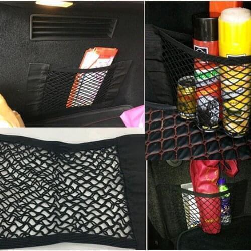 Car Trunk Storage Bag Nylon Mesh Nets For Nissan Qashqai X-trail Tiida Juke Note Almera Teana Primera