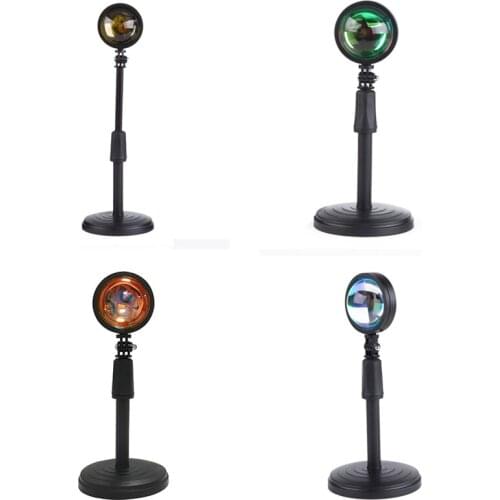Sunset Projector Lamp,LED Light, Adjustable Height 180° Rotation Romantic Night Light For Bedroom Room Decor