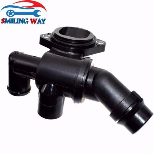 SMILING WAY# Engine Coolant Thermostat ,Housing & Seal For Audi A3 TT, VW EOS Golf GTI Jetta Passat OE# 06F121111F, 06F 121 111