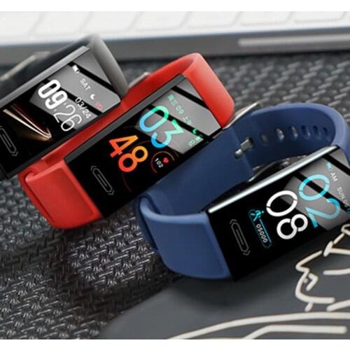 V100S Smart Watch Heart Rate Body Temperature Monitor IP68 Multi Sports Modes Smart Bracelet for Adults