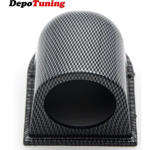 DepoTuning Universal Carbon 2inch 52mm Single Hole Auto Gauge Pod Holder
