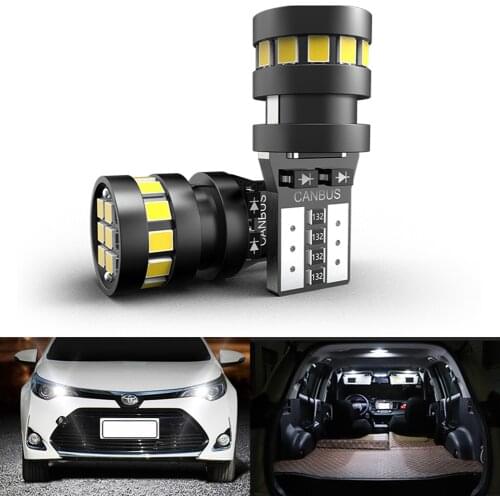 12V Car Bulb LED T10 W5W Canbus Interior Parking Lights For Nissan Qashqai Juke Almera X-trail Tiida Note Primera Pathfinder