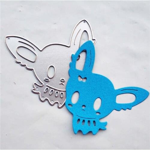Die cutting die toy big ears dog metal crafts paper embossed DIY embossed Easter New Year