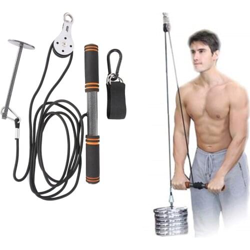 High Strength Pulley Machine Cable DIY Building Weights Loading Pin Strap Rope DIY Resistance Bands Fitness Equipments