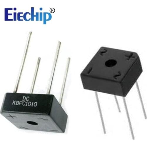5PCS/lot KBPC1010 Free shipping 10A 1000V diode bridge rectifier kbpc1010
