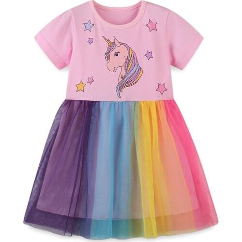 Bambino New Year 2021 Summer Dress 2-7 Years Baby Girl Dress Childrens Clothing Costumes for Kids Girls Fancy Dress of Child