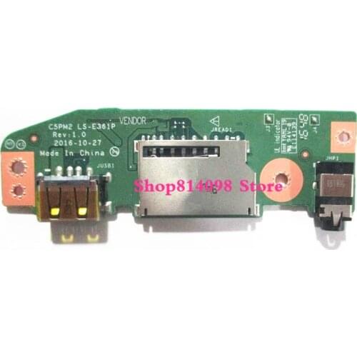 C5PM2 LS-E361P for acer aspire VX15 VX5-591 VX5-591G N16C7 AUDIO USB SD CARD READER BOARD