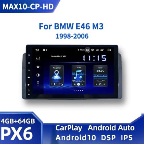 Dasaita 9" Android 10 Car Radio for BMW E46 M3 318i 320i 325i Multimedia Player DSP Head Unit CarPlay GPS Navigator 4GB+64GB