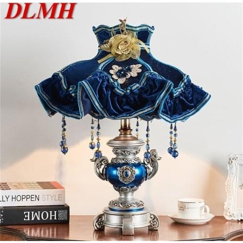 DLMH Table Desk Lamps LED Contemporary Nordic Luxury Decoration Resin Light For Home Bedside