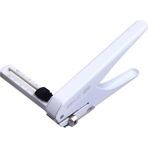 KW-trio 1/4'' Hole Punch Single Hole Puncher with Standard Ruler Handheld Metal 20 Sheet Capacity 6mm Aperture Paper Punch