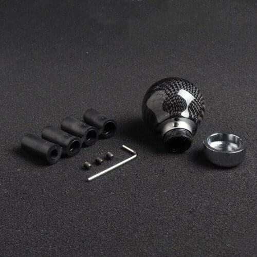 The Carbon Fiber Material of The Gearshift Head Is Used for The Interior Decoration of The Car