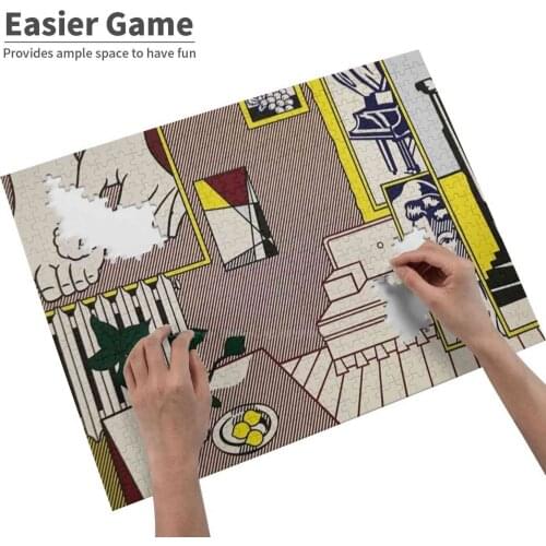 Roy Lichtenstein Living Room Jigsaw Puzzle Educational Puzzle Games Toys Venezia617 Chicago Roy Lichtenstein Pillar Heater Arc