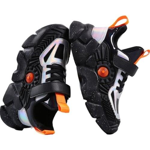 Fashion Boys Sneakers 2020 Light Anti-Slippery EVA Bottom Breatheable Children Sports shoes Students Wear-Resistant Size 28-38