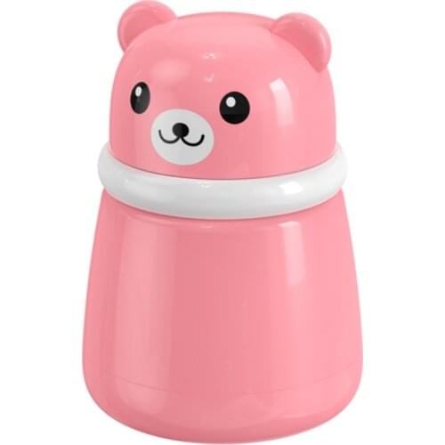 Cute Cartoon Bear Baby Puff Box Baby Skin Care Talcum Powder Storage Holder Portable Container Travel Daily Life