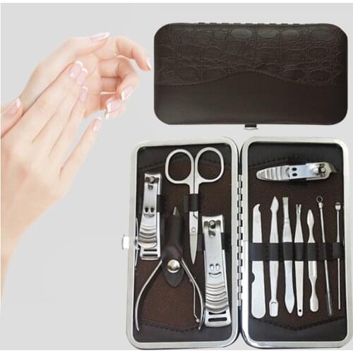 Nail Clippers Set 12 pcs Ear Spoon Nail Clippers Manicure Set Pedicure Kit Nail Cutters For Manicure Tools