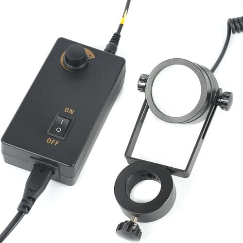 24pcs LED Adjustable Spotlight Illuminator Oblique Incidence Lamp 25mm/32mm Pillar Install Dia For Video Stereo Microscop