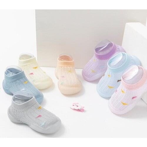 2021 New Arrival Newborn Shoes Baby Girl Boy Shoes Toddler Mesh Socks Infant Casual Cute Shoes First Walkers Non Slip Shoes
