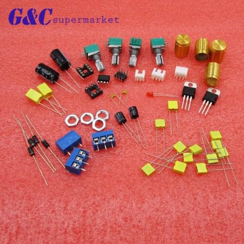 NEW NE5532 AC 12V OP-AMP HIFI Amplifier Preamplifier Volume Tone EQ Control Board DIY KIT Module Set 10 Times Tone Board Preamp