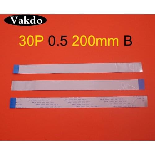 20pcs New Type B 20cm 200mm FFC FPC 30pin 0.5 pitch Flat Ribbon Flex Cable 30 pins 20624 AWM 80C VW-1 60V Power Button