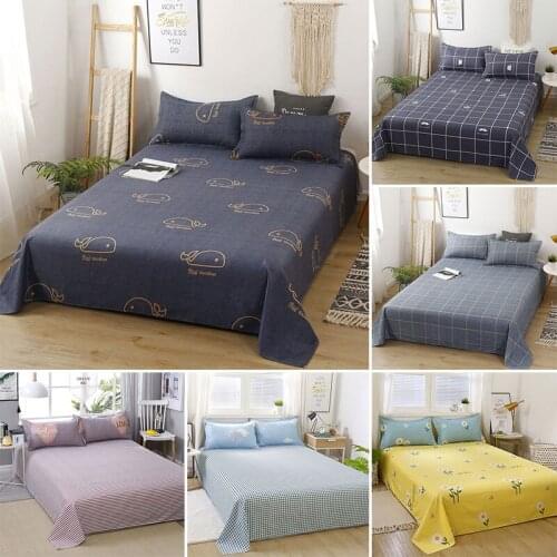 Bedding Sheet ( Without Pillowcase ) Home Textile Printing Multi Colorful Bedspread Bed Cover Fitted Sheets Dust Cover Protector