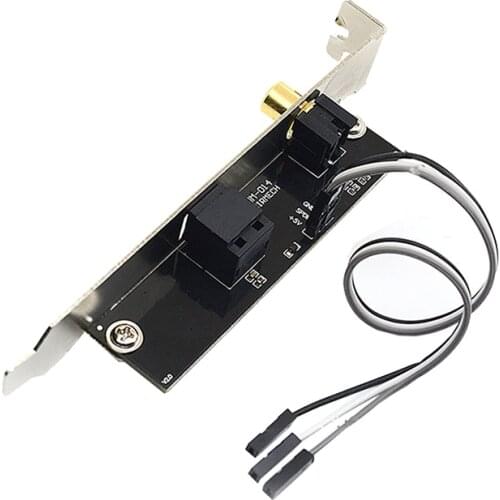 Out Daughter Card For SPDIF RCA OUT Plate Cable Bracket Mainboard Digital Audio Output for ASUS Gigabyte MSI Motherboard A2-004