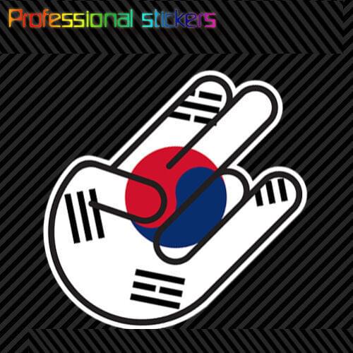 South Korean Shocker Sticker Die Cut Decal Self Adhesive Vinyl Korea Stickers for Motos, Cars, Laptops, Phone