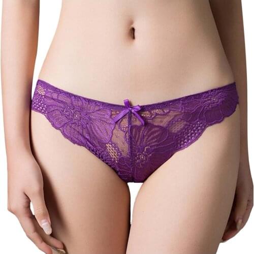 Plus Size Womens Panties Low Waist Lace Sexy Underwear Porno Perspective Sensual Lingerie Woman Erotic Underpanties Sexy Thongs