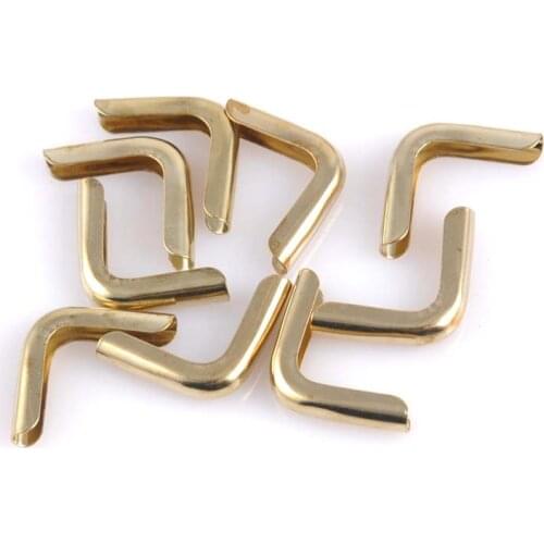 Golden metal Corners Hollow Books Scrapbooking Photo Albums Menus Crafts DIY Supplies 40pcs 18x18x3mm CP1112