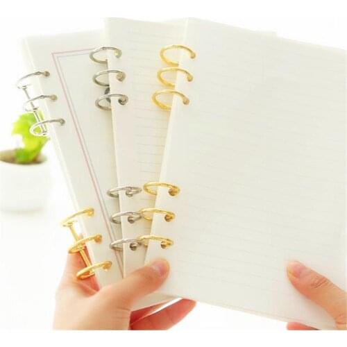 1Pc A5 A6 Loose-leaf Calendar Binder Book Notebook Album Scrapbook Storage Ring