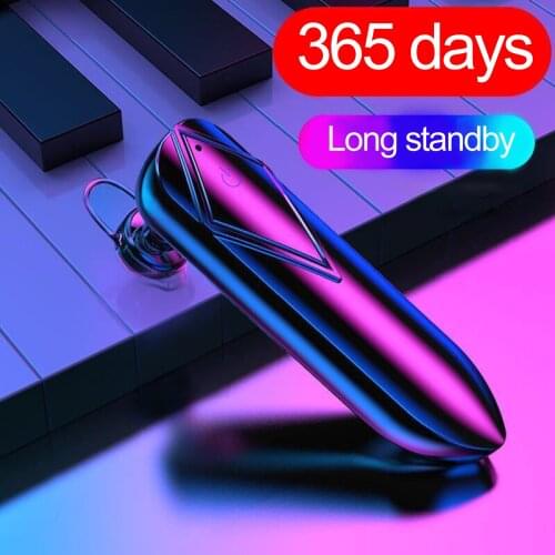 1pc Bluetooth 5.0 Wireless Earphone Ear Hook Hands-free Univesal Car Business Sport Wireless Earbuds Headset Bluetooth Earphone