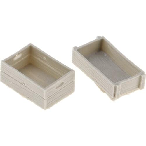 2pcs 1/35 Military Soldier Scene Case Food Toy for Diorama Architecture Building