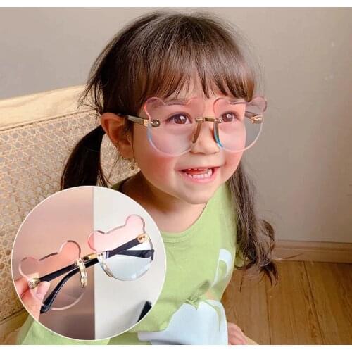 Children Sunglasses with Box for Boys Girls Cute Outdoor Goggles Party Kids Eyeglasses Cartoon Lovely Baby Sun Glasses
