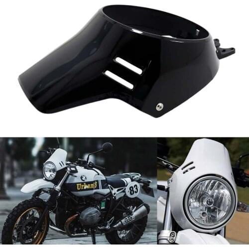 Motorcycle Headlight Fairing Windscreen w/ Mount Kit for BMW R NINET URBAN GS/R NINET scrambler 2017-2019