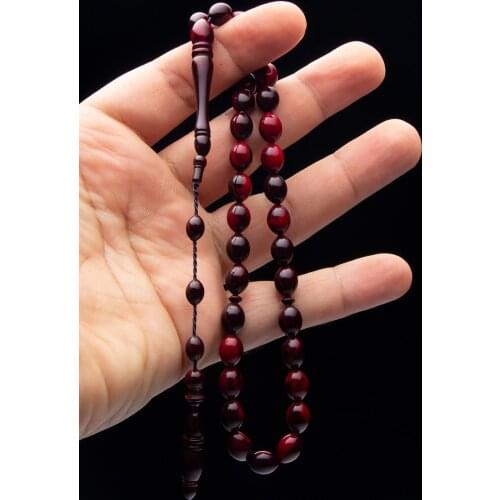 Islamic Tasbih Muslim Rosary Beads 33 Prayer Rosary For Men Bracelet For Men Accessory amber oltu amber stone Handmade Turkey